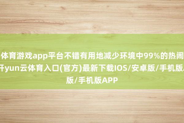 体育游戏app平台不错有用地减少环境中99%的热闹光-开yun云体育入口(官方)最新下载IOS/安卓版/手机版APP